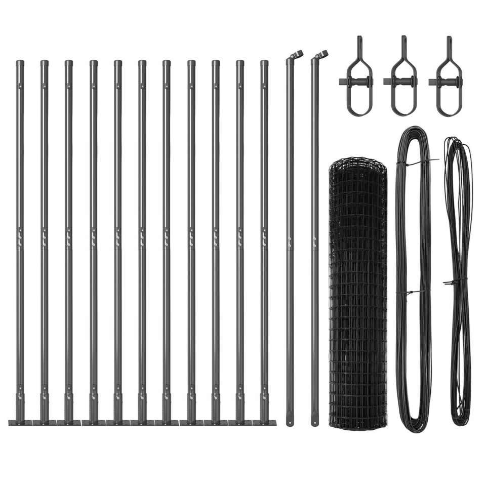 Euro Fence Set de 2 Gri Oțel 25 x 1.2 m Durabil Euro Fence - 1 | YEO