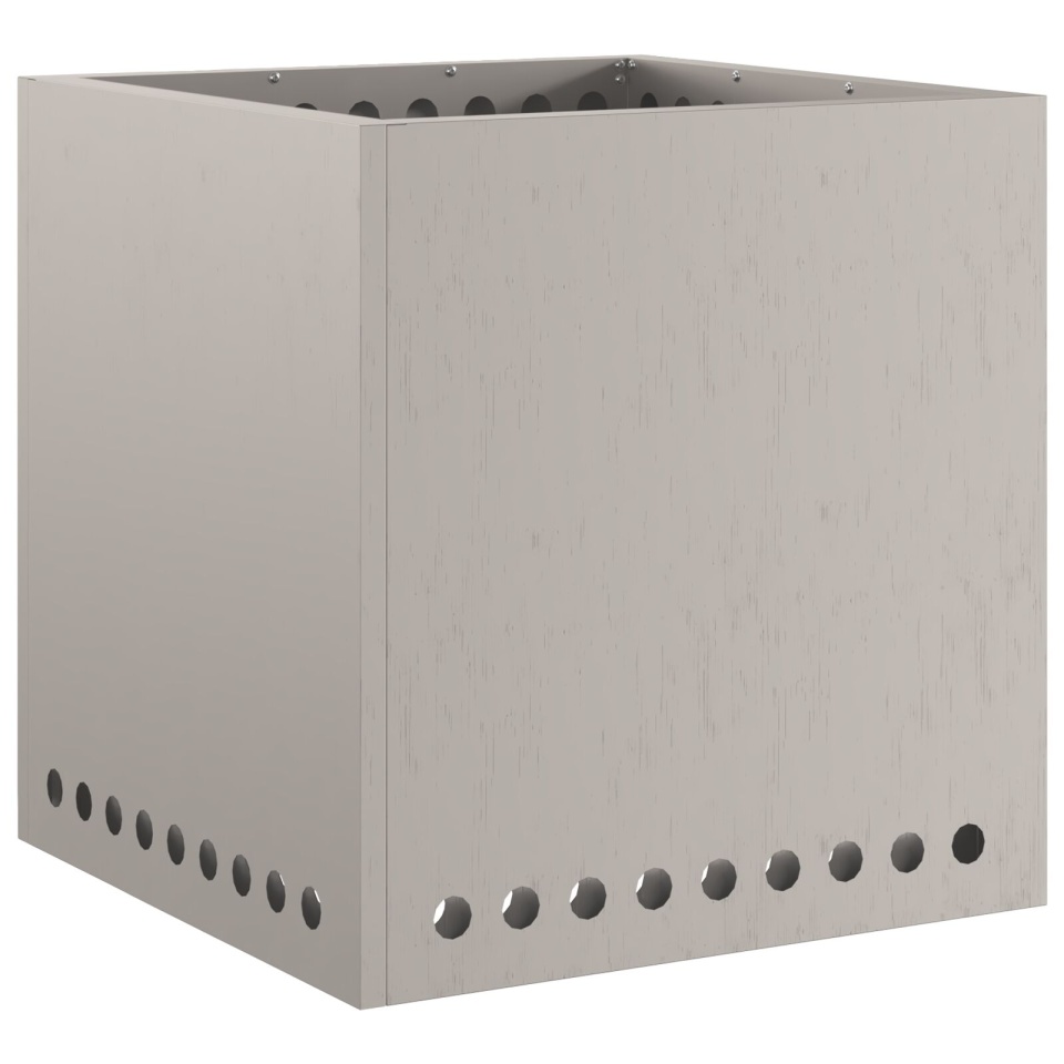 Focar fără fum Pătrat 48x48x50 cm Oțel rezistent la intemperii - 3 | YEO