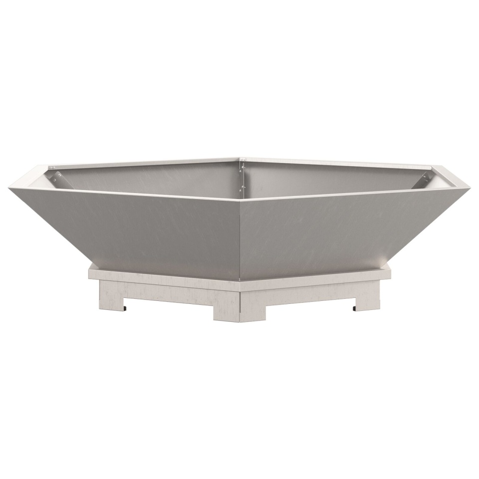 Focar Hexagonal 100x100x28 cm Oțel rezistent la intemperii - 3 | YEO
