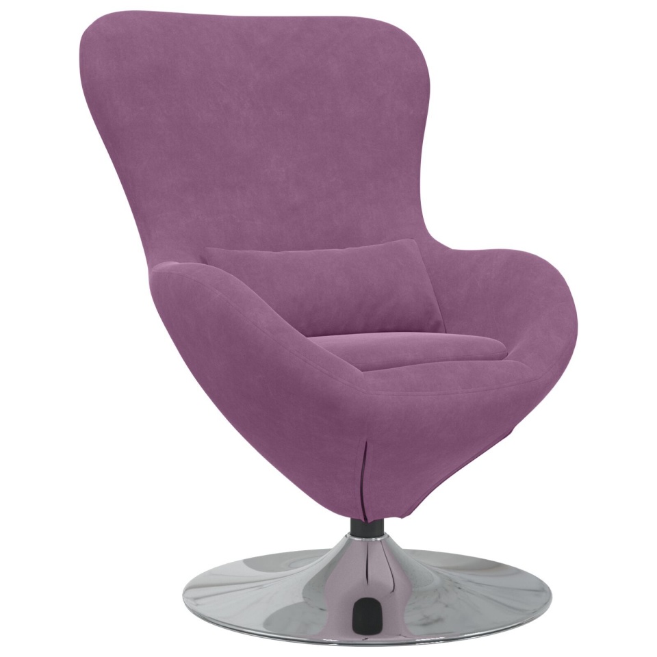 Fotoliul cu ouă Catifea Violet - 1 | YEO
