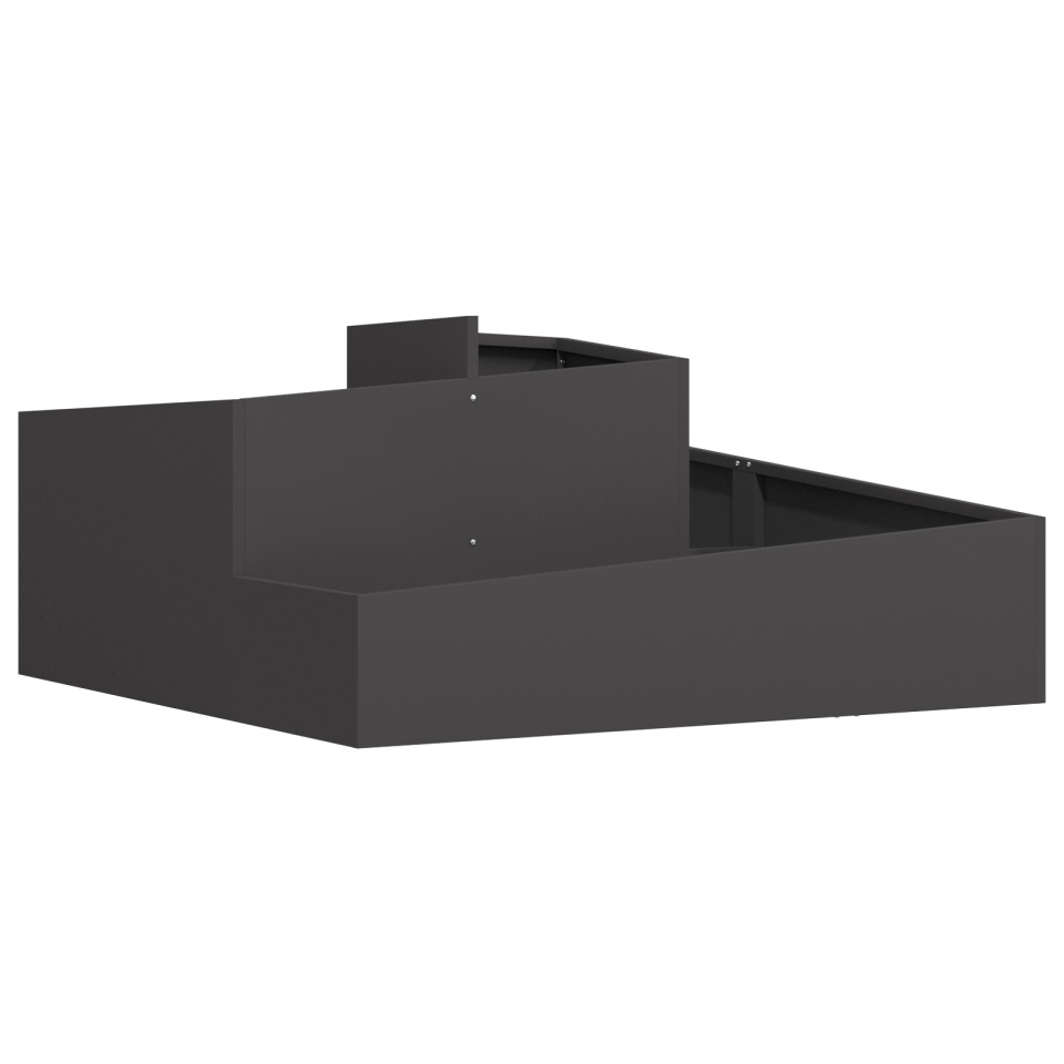 Ghivece & Ghivece Negru Metal Mare Inserții decorative Ghiveci - 1 | YEO