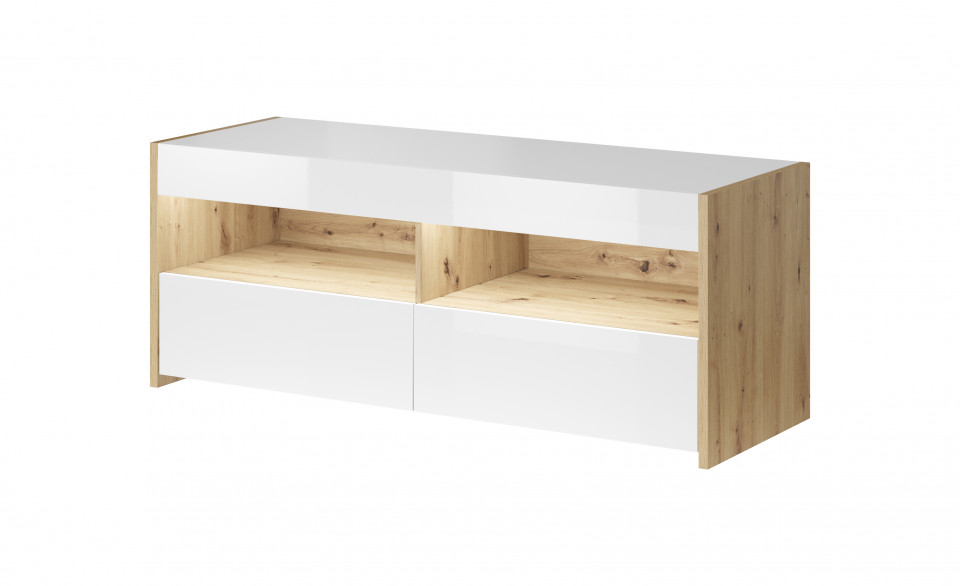 Gobi Tv Stand Gb 01 Oak Artisan/White High Gloss