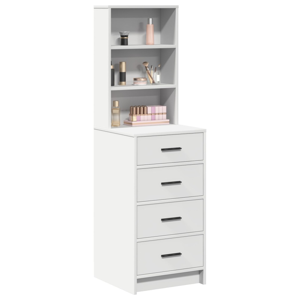 Highboard Alb 40x41x135 cm Lemn prelucrat - 2 | YEO
