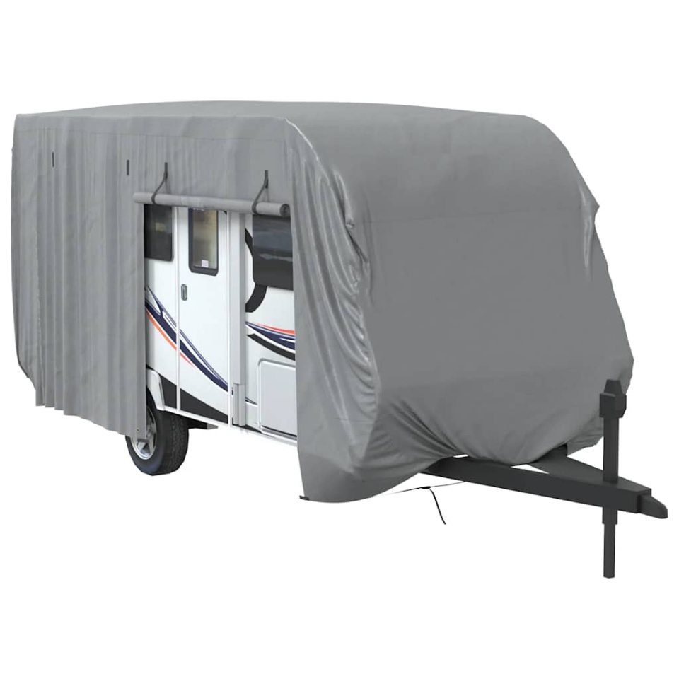Husa de rulota gri 670x250x220 cm Tesatura netesuta - 1 | YEO