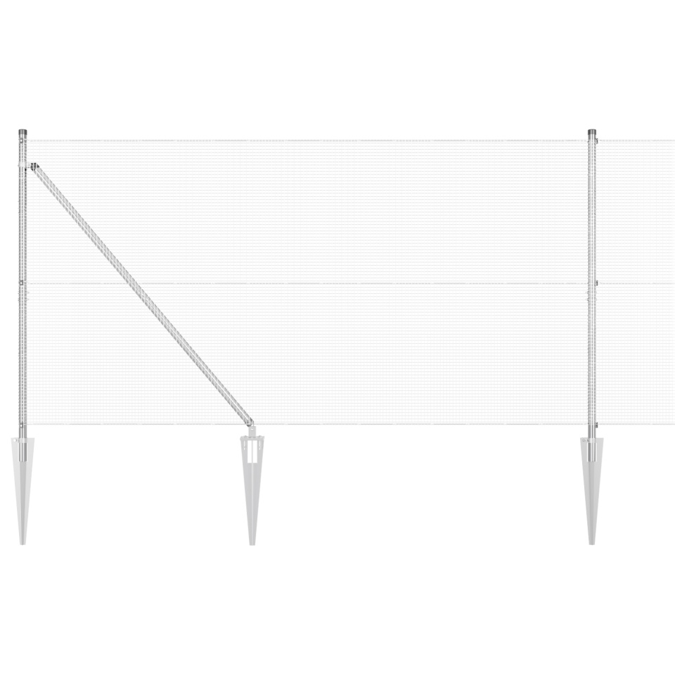 Îngrădire din Sârmă Sudată cu 13 Țâra 1.2x25 m Oțel Galvanizat - 1 | YEO