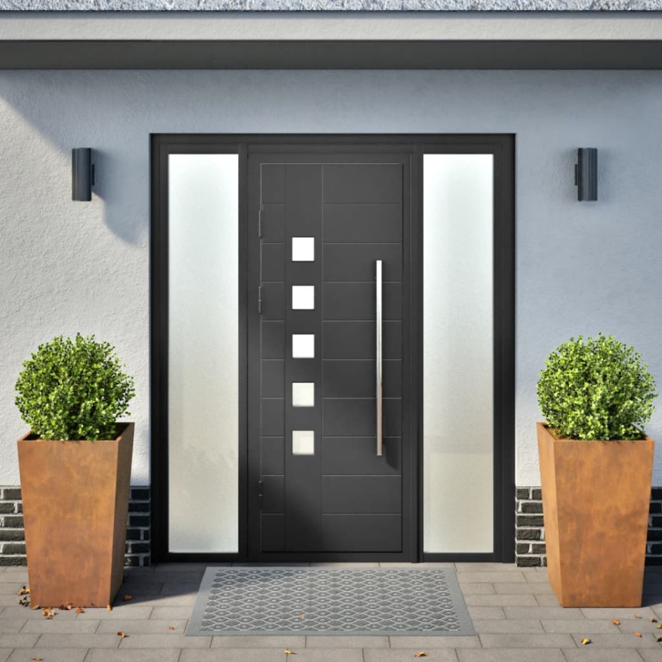 Jardiniere de grădină 2 buc 45x45x75 cm Oțel pentru intemperii - 2 | YEO