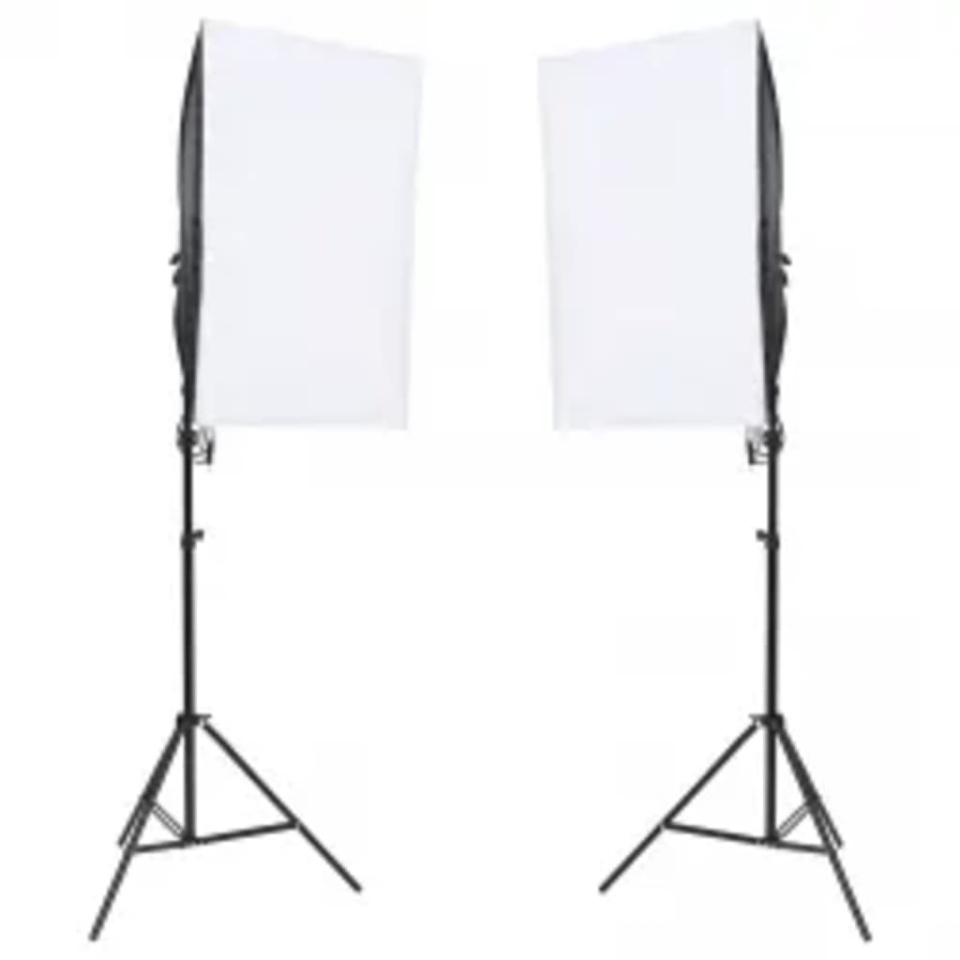 Kit studio foto cu set de lumină și fundal - 1 | YEO