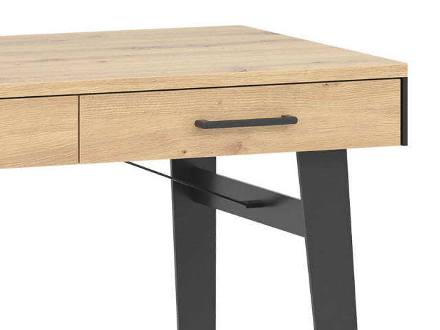 Loft LT14 Birou Oak Artisan/Black - 2 | YEO