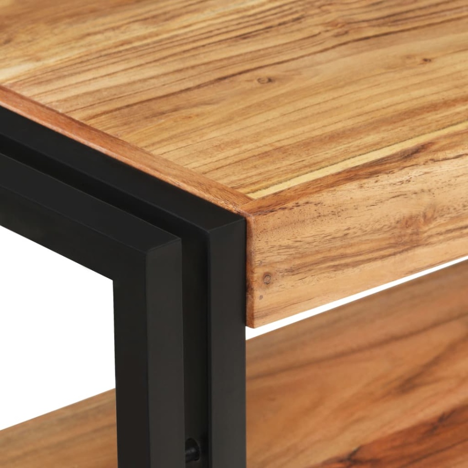 Masă consolă, 90x30x75 cm, lemn masiv de acacia - 3 | YEO