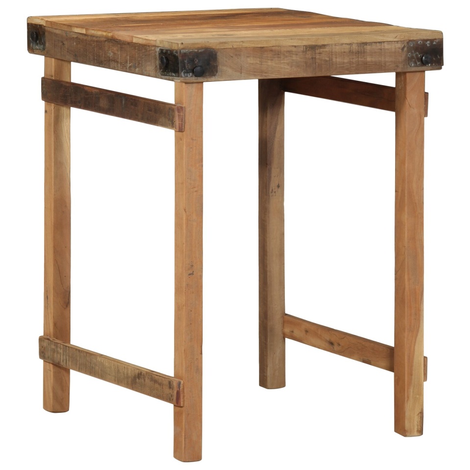 Masă de dining 55x60x76 cm Lemn reciclat - 1 | YEO