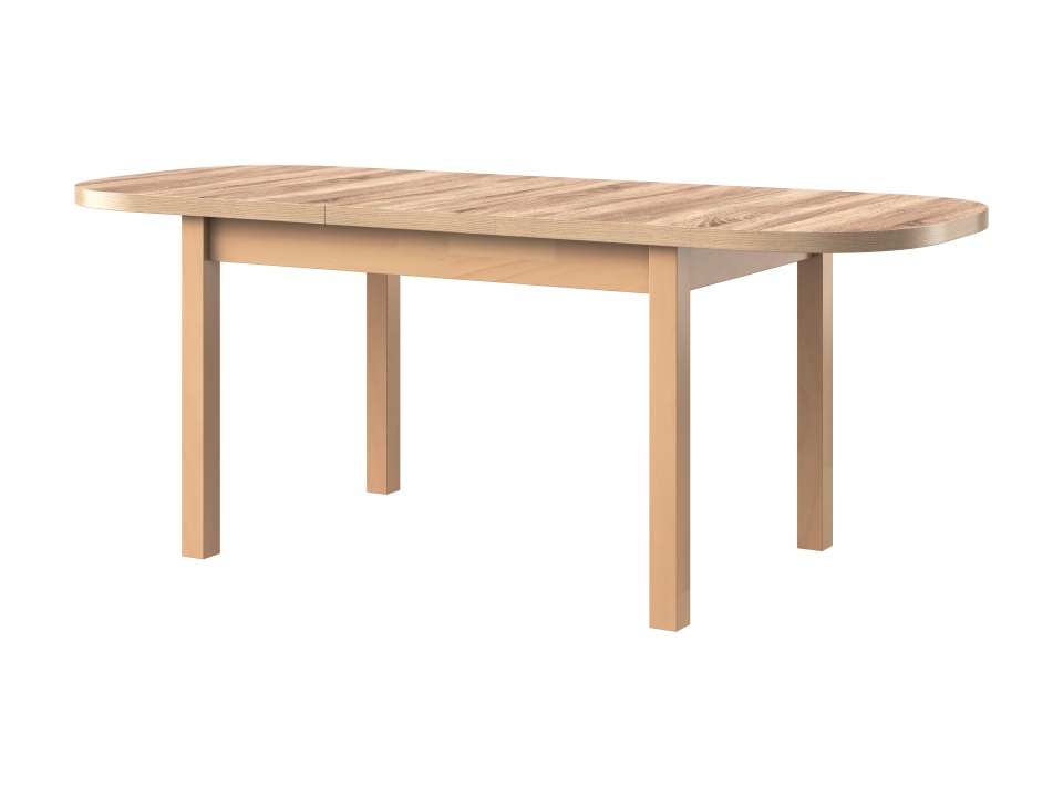 Masa extensibila 160x200 cm mb-12 venus1, sonoma, lemn masiv de fag si pal - 2 | YEO