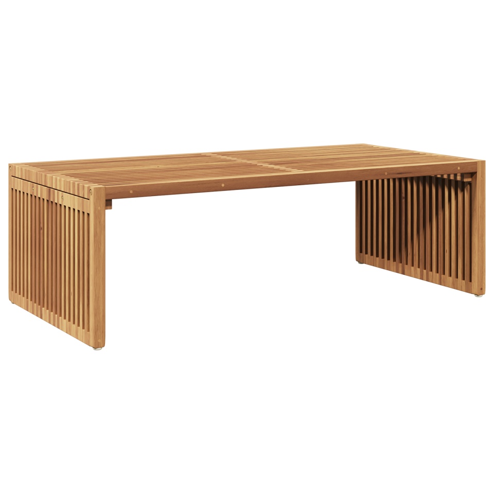 Masă laterală pentru grădină 110x55x35.5 cm Lemn masiv de tec - 1 | YEO