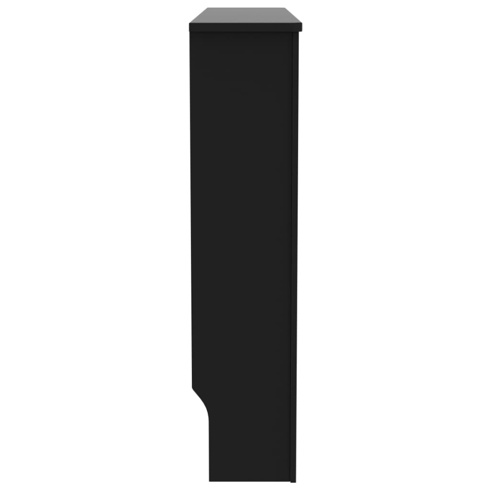Mască pentru calorifer, negru, 112 x 19 x 81,5 cm, MDF - 3 | YEO