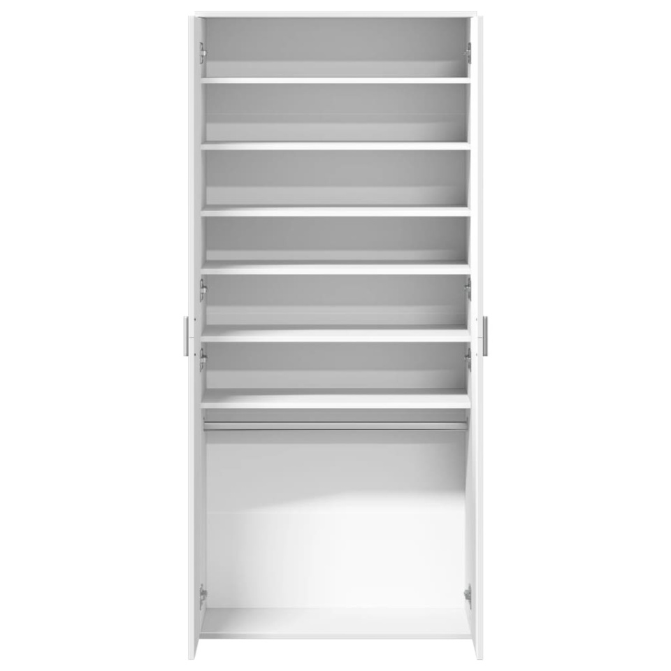 Pantofar, alb, 80 x 39 x 178 cm, PAL - 4 | YEO