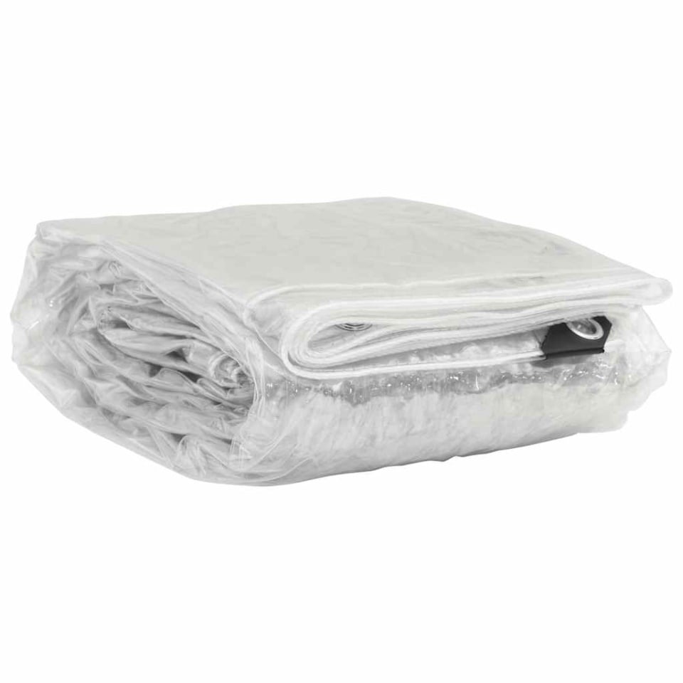 Prelata transparenta cu ochiuri 4x8 m PVC - 2 | YEO