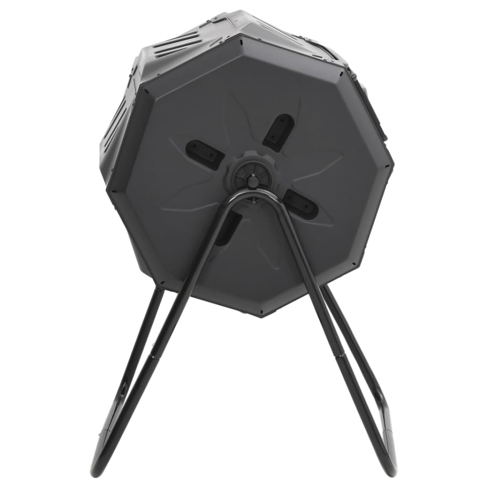 Recipient de compost de grădină, negru, 73x64x95 cm, 160 L - 2 | YEO
