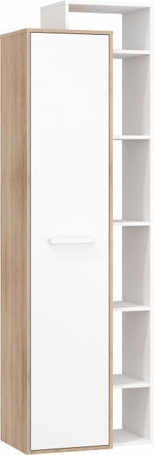 Rio Linen Cupboard P Rio-02 S.Bright/White