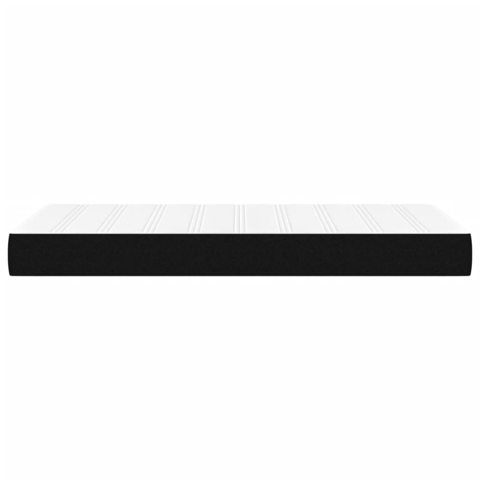 Saltea de pat cu arcuri, negru, 120x190x20 cm, textil - 3 | YEO