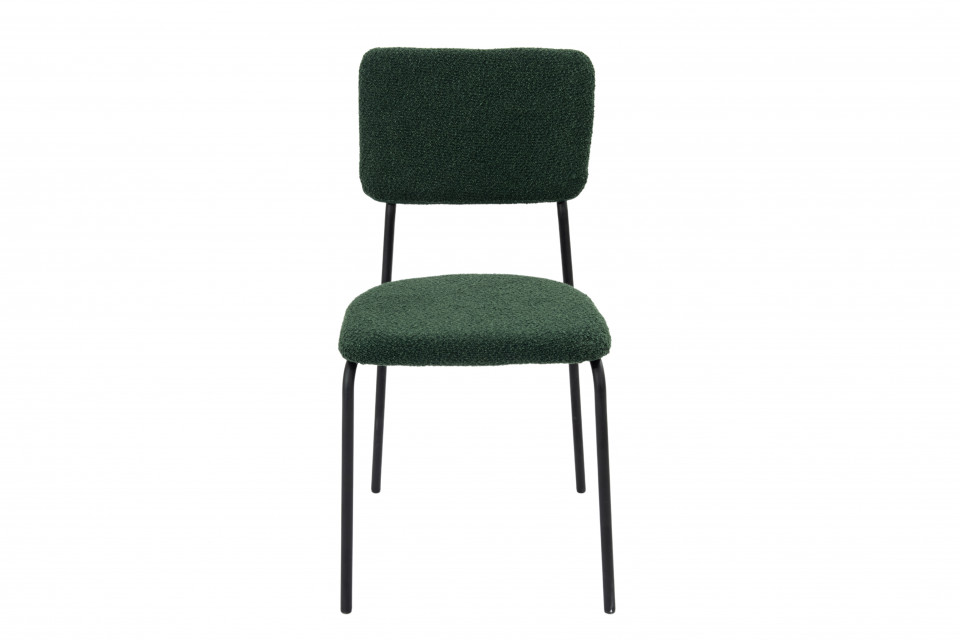 Scaun bucatarie, tapitat cu stofa, s-209, verde - 1 | YEO