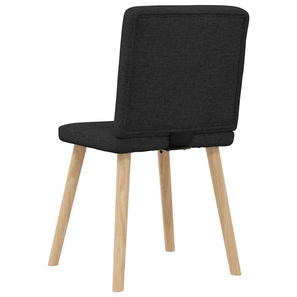 Scaune de bucătărie, 2 buc. negru, textil - 4 | YEO