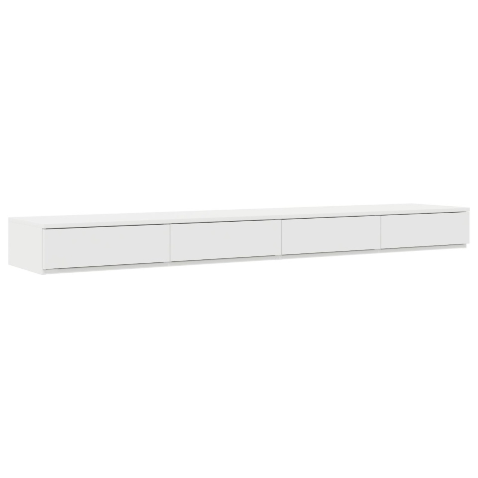 Sertare pentru pat Alb 200x36,5x16,5 cm Lemn de inginerie - 1 | YEO