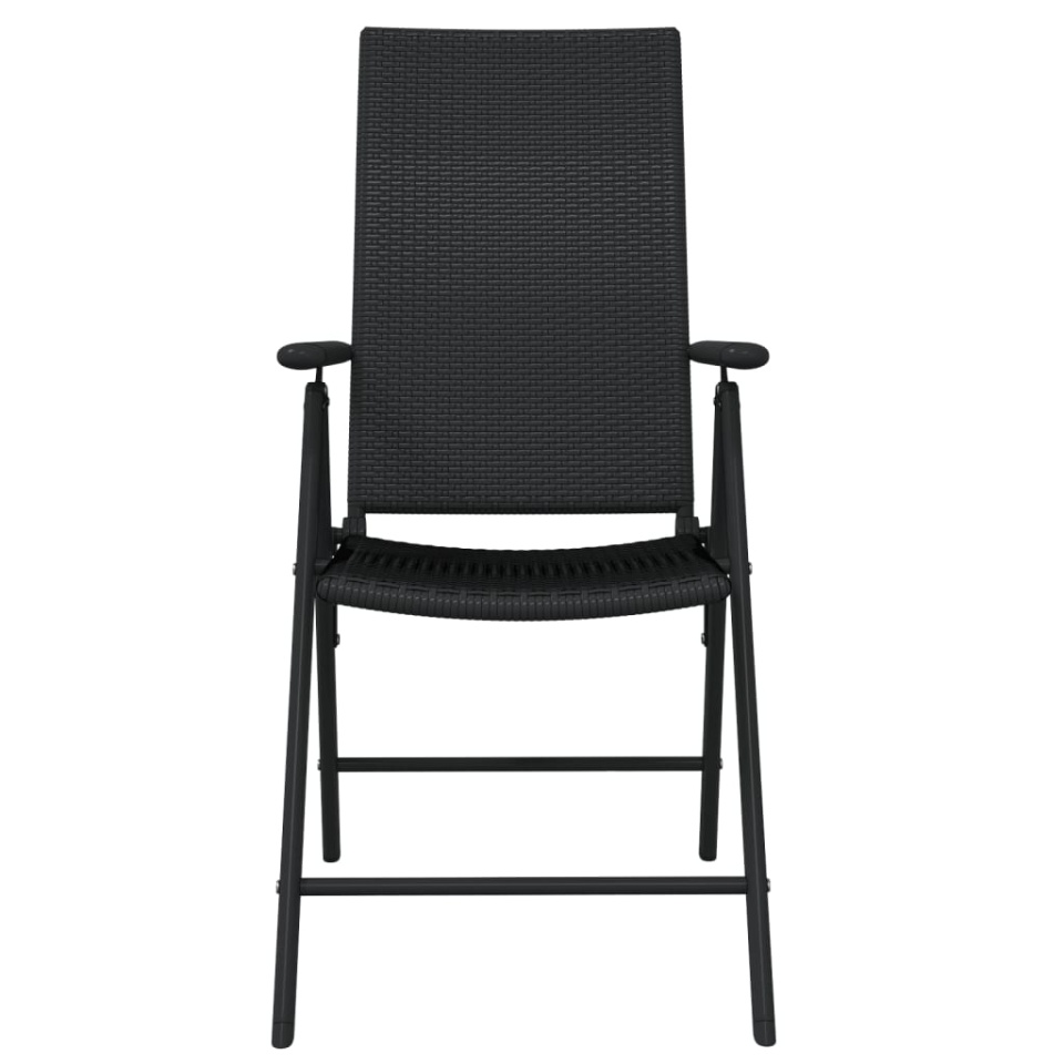 Set de mobilier pentru grădină, 5 piese, negru - 3 | YEO