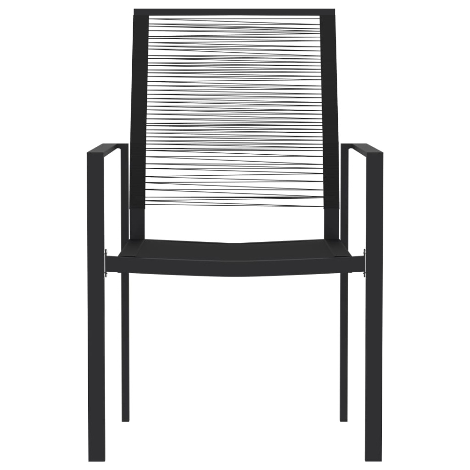 Set de mobilier pentru grădină, 7 piese, negru - 3 | YEO