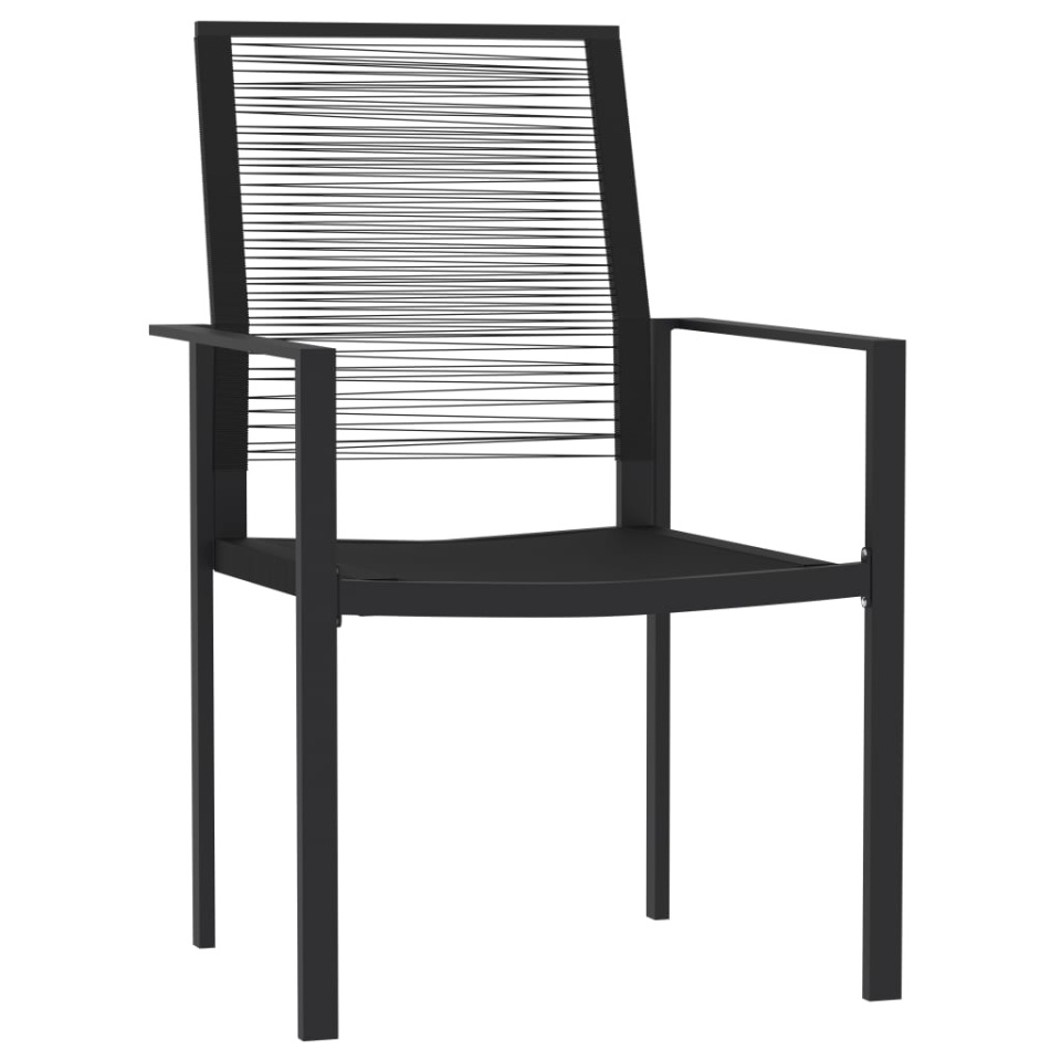 Set mobilier de grădină, 3 piese, negru - 3 | YEO