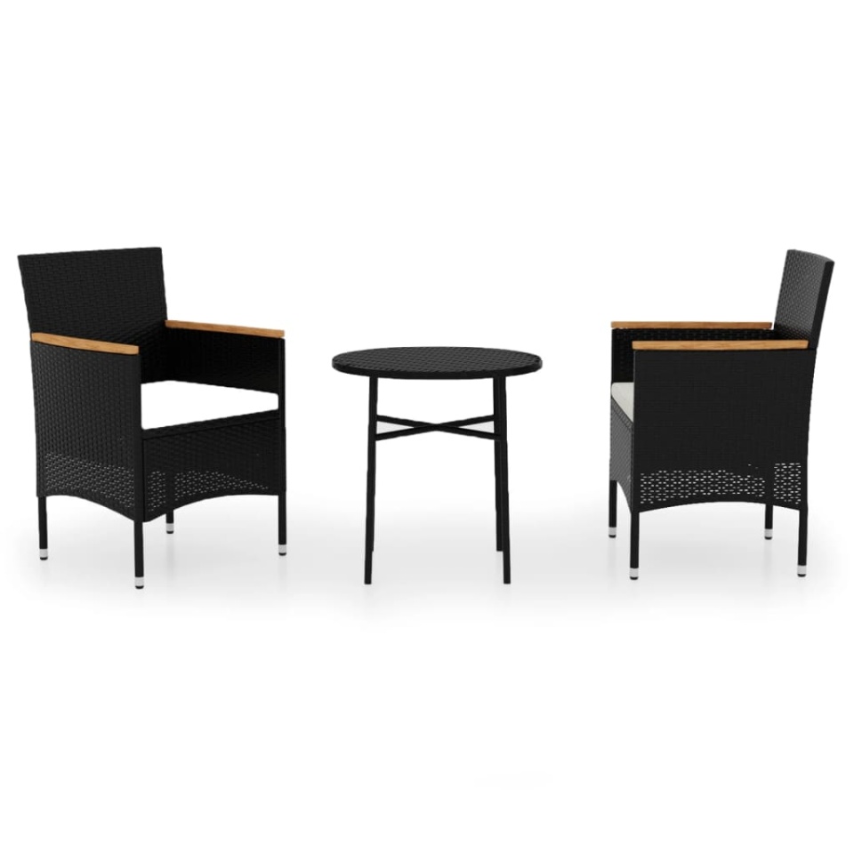 Set mobilier de grădină, 3 piese, poliratan - 1 | YEO