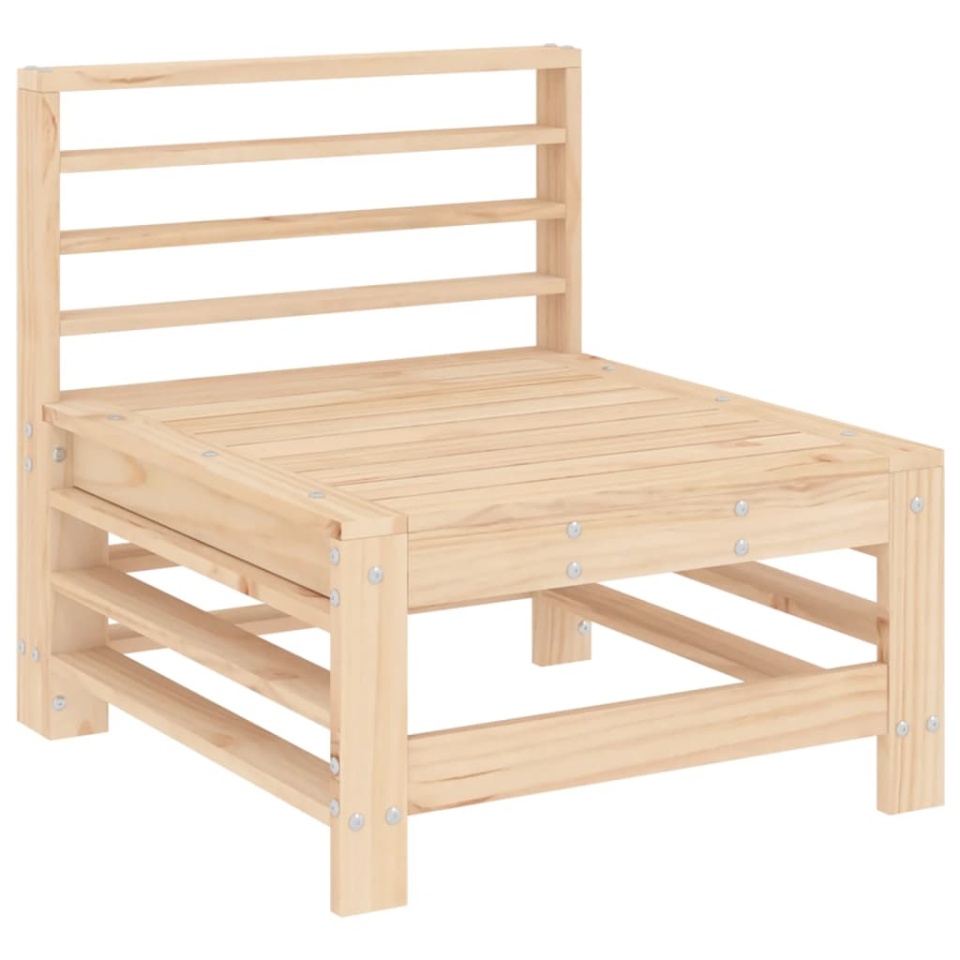 Set mobilier de grădină din 8 piese, lemn masiv de pin - 3 | YEO
