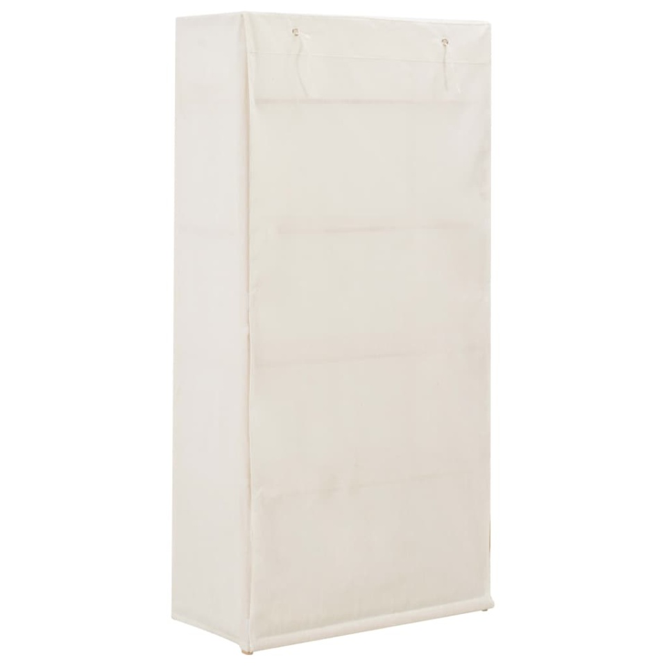 Șifonier, alb, 79 x 40 x 170 cm, material textil - 2 | YEO