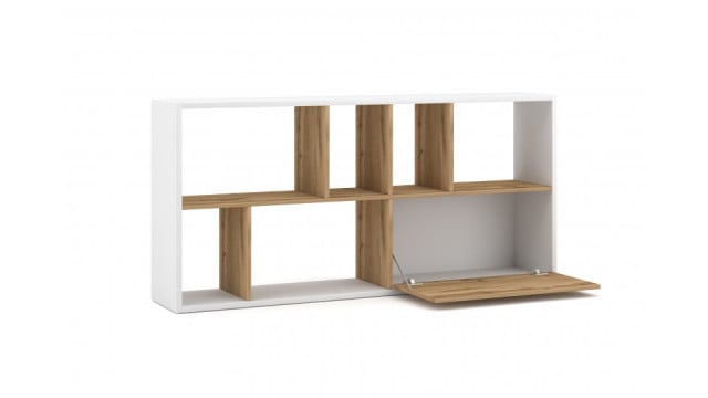 Space Biblioteca White/Oak Artisan - 3 | YEO