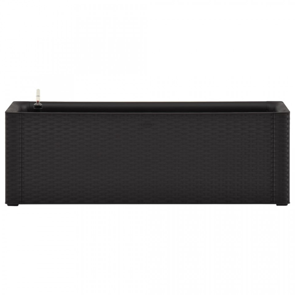 Strat înălțat grădină sistem auto-udare, antracit, 100x43x33 cm - 3 | YEO