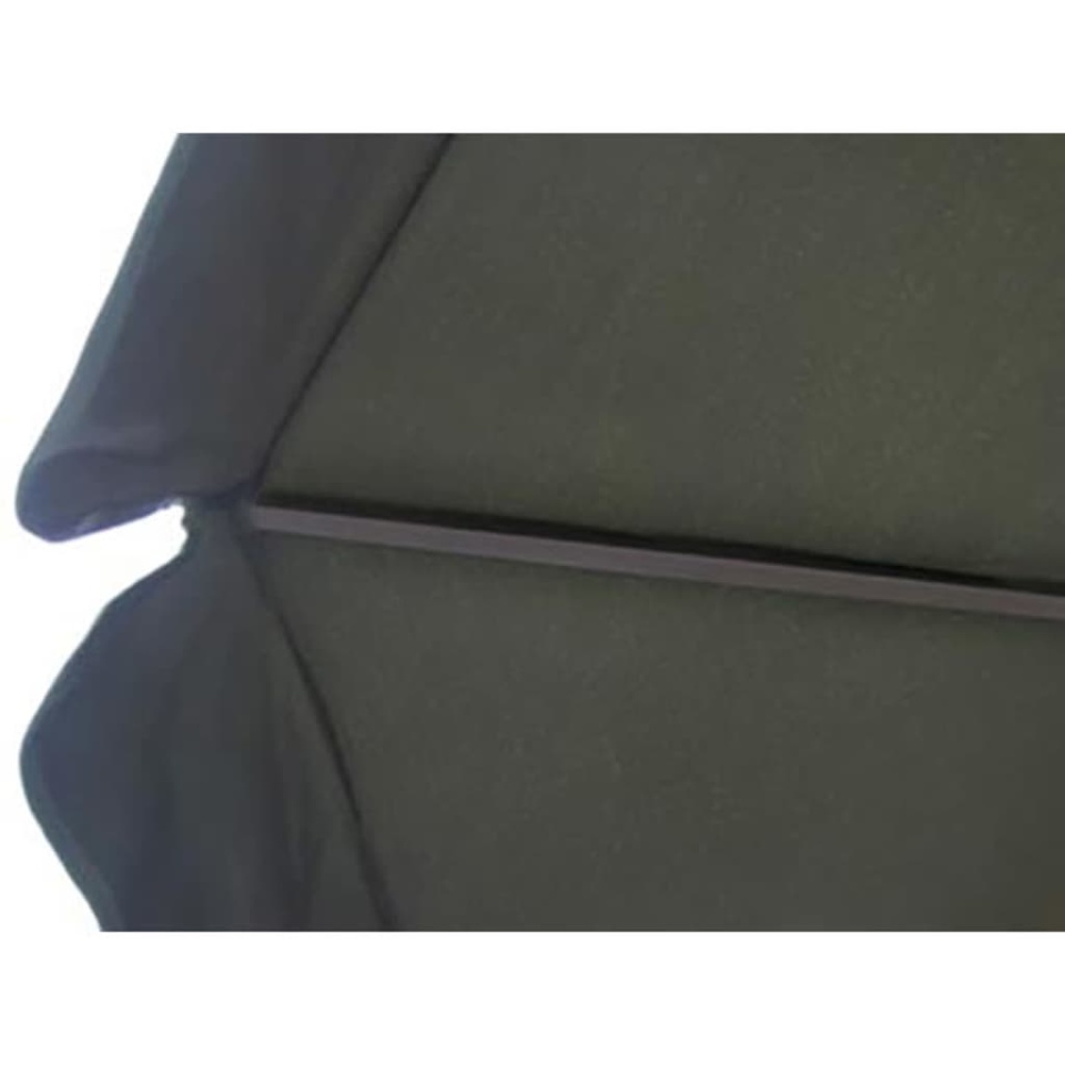 Umbrelă de soare de grădină din aluminiu, bază portabilă, verde - 3 | YEO
