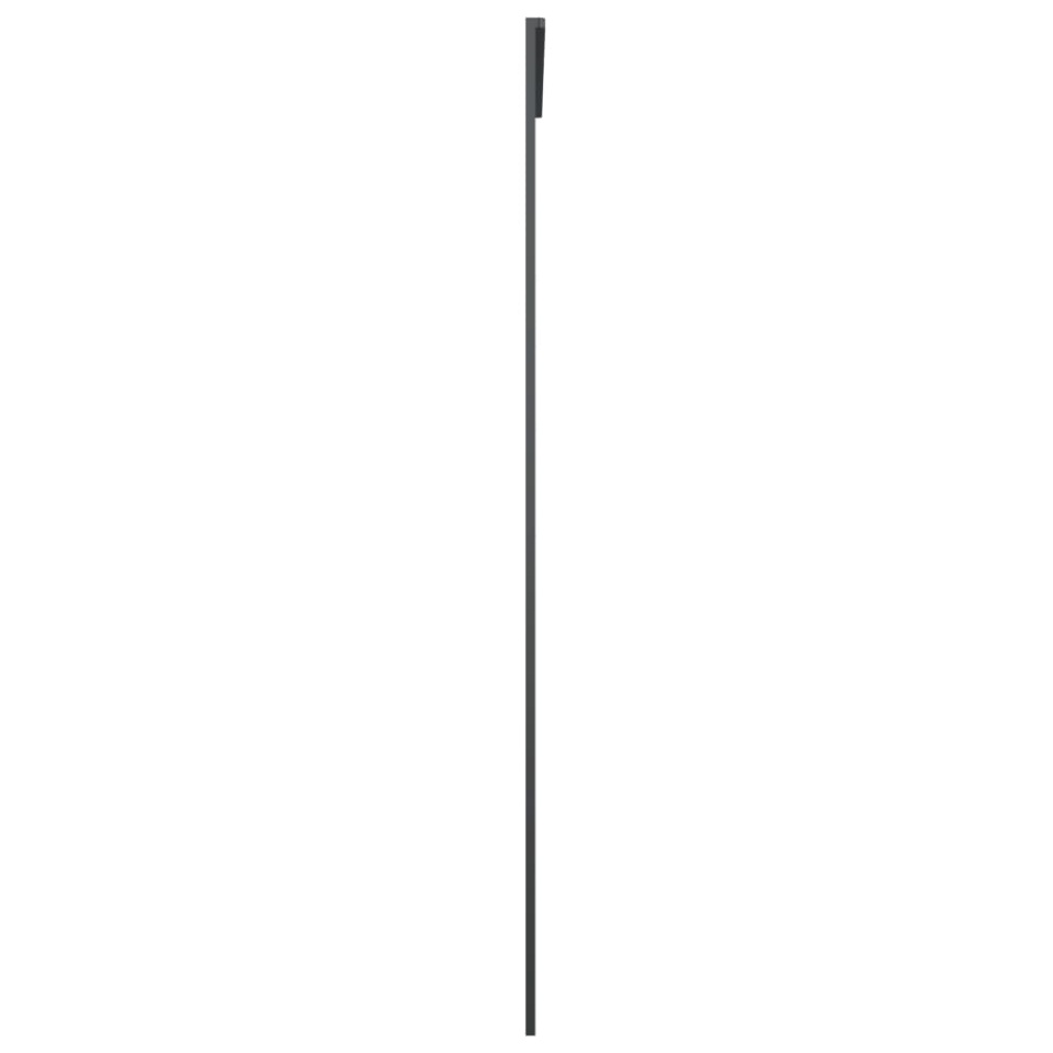 Ușă glisantă, negru, 102,5x205 cm, sticlă ESG și aluminiu - 3 | YEO