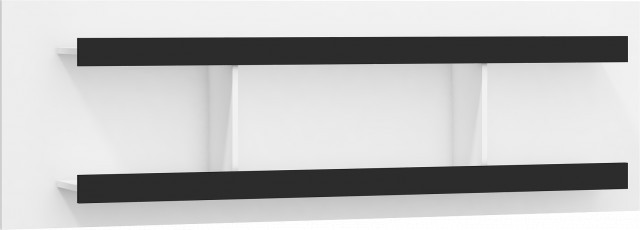 Verin Vrn-03 (Raft De Perete) White/Black High Gloss