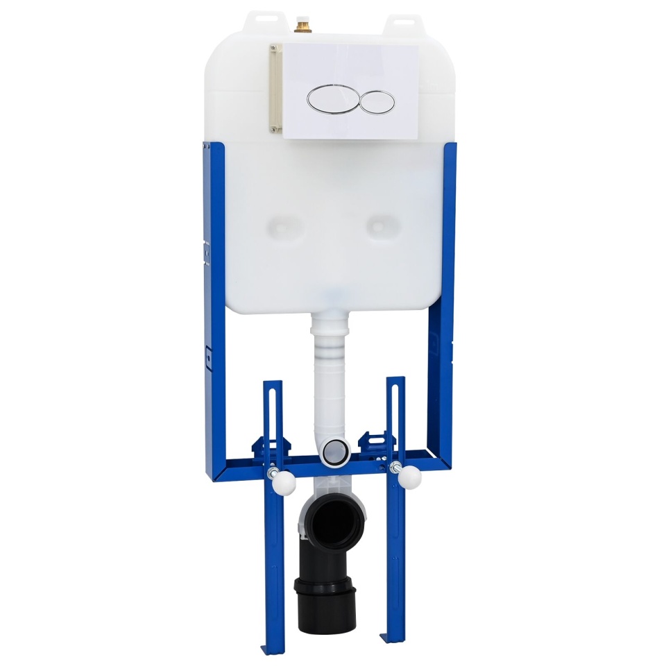 Accesorii Baie Alb Plastic 50 x 8 x 131 cm Cadru Toiletare - 1 | YEO