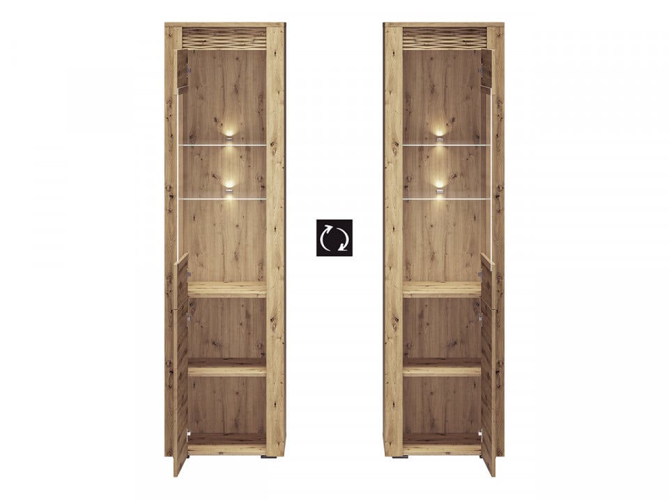 Artis 03 Display Dulap 2D Oak Artisan - 3 | YEO