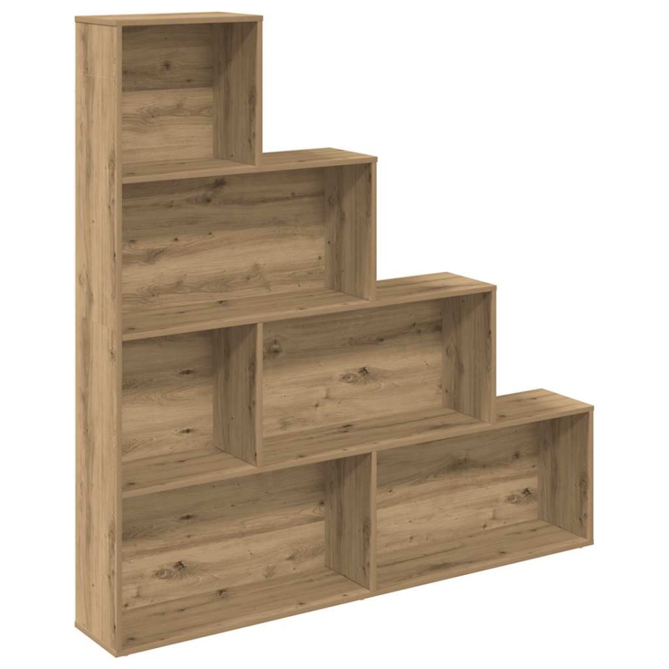 Bibliotecă, stejar artizanal,157x24x160 cm, lemn prelucrat - 1 | YEO