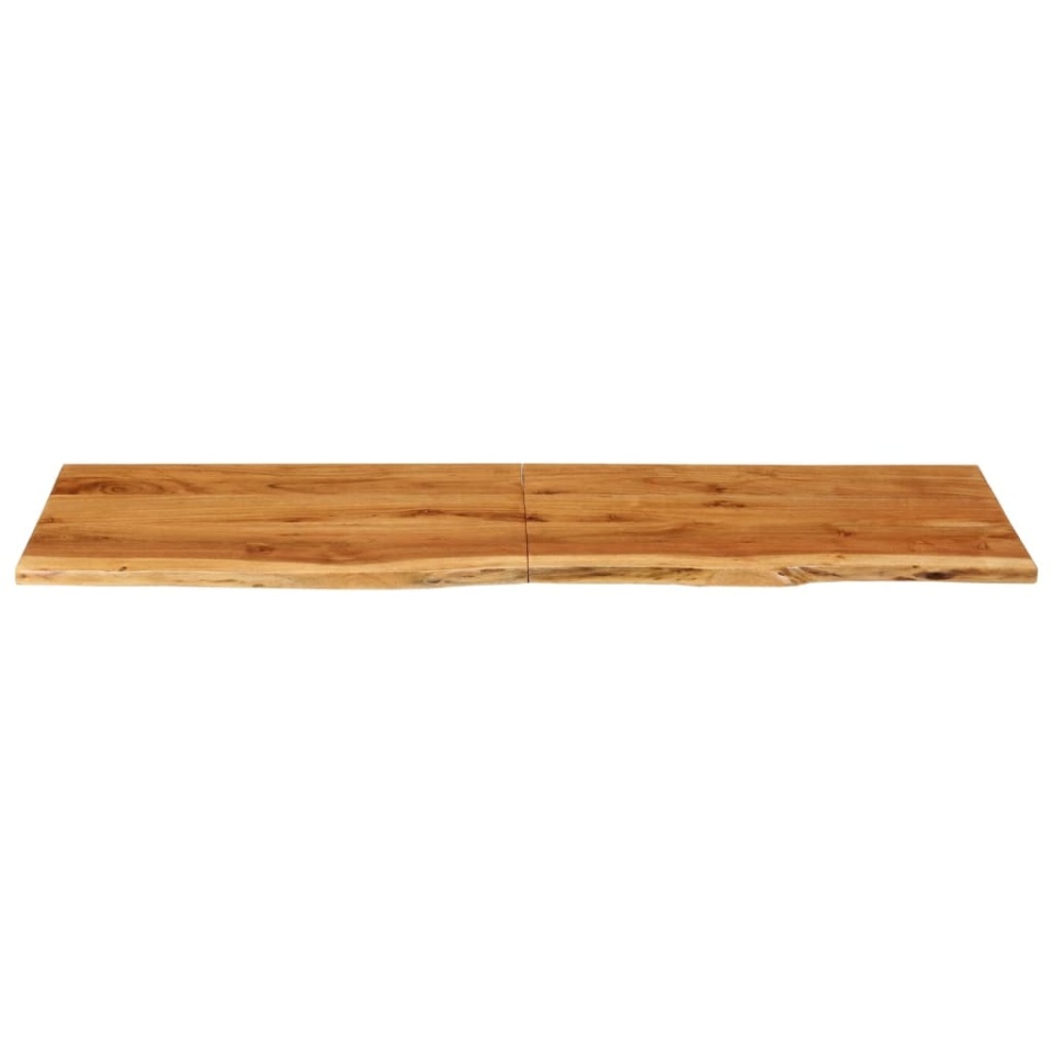 Blat lavoar de baie, 140x52x2,5 cm, lemn masiv de acacia - 2 | YEO