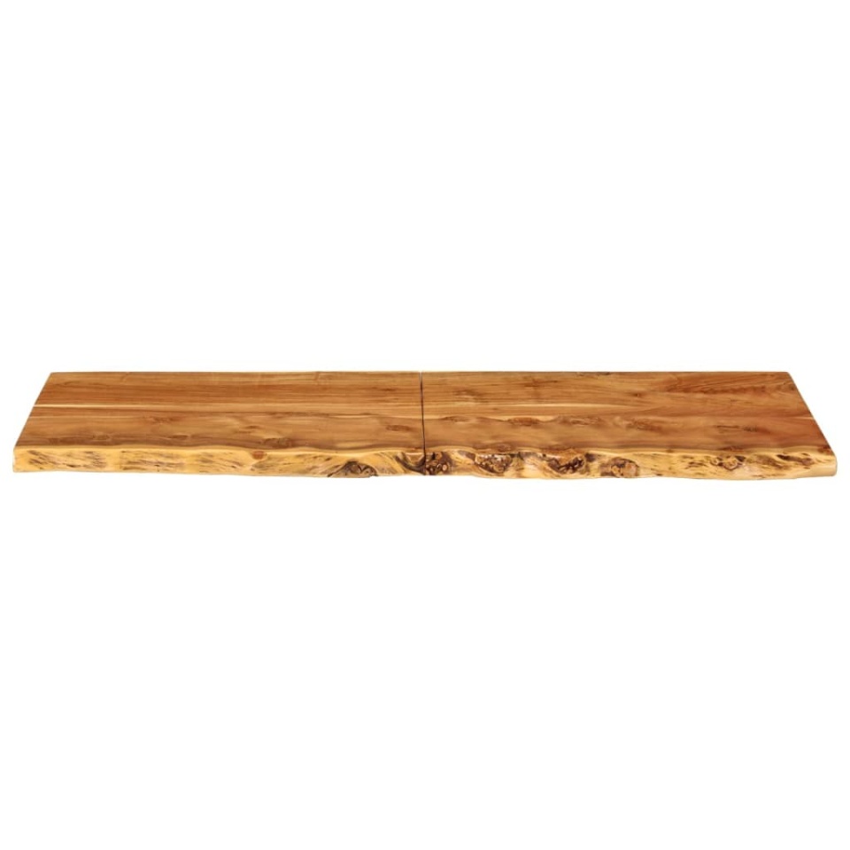 Blat lavoar de baie, 140x52x3,8 cm, lemn masiv de acacia - 2 | YEO