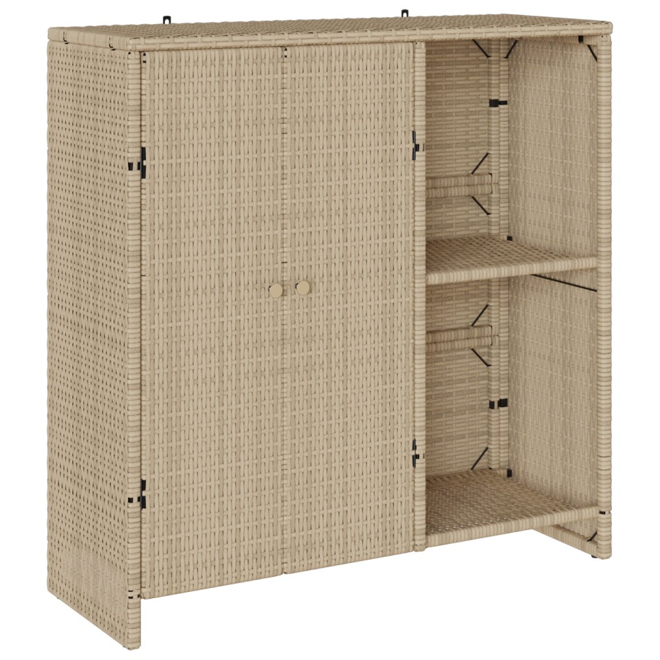 Cabinet de depozitare Bej 100x36x102 cm Ratan - 1 | YEO