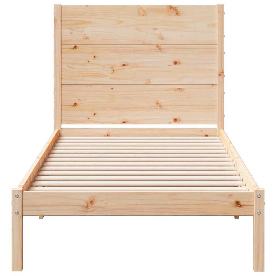 Cadru de pat foarte lung fără saltea, 90x210 cm, lemn masiv - 3 | YEO