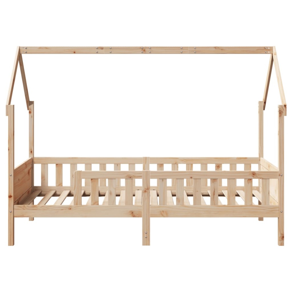 Cadru pat tip casă pentru copii, 90x190 cm, lemn masiv de pin - 3 | YEO