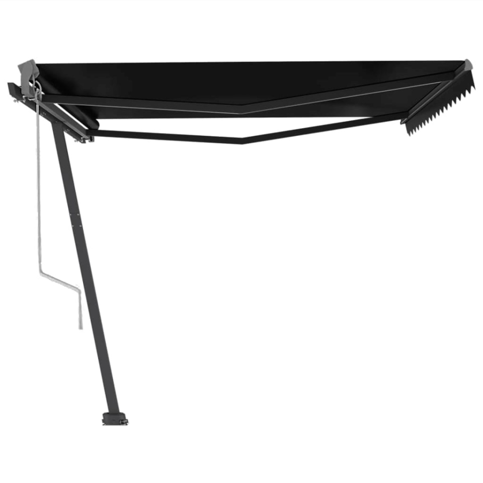 Copertină autonomă retractabilă automat, antracit, 400x300 cm - 1 | YEO