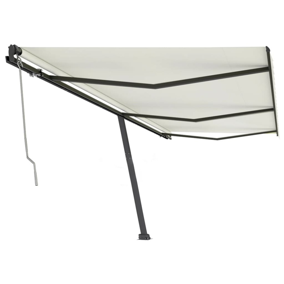 Copertină autonomă retractabilă automat, crem, 600x350cm - 1 | YEO