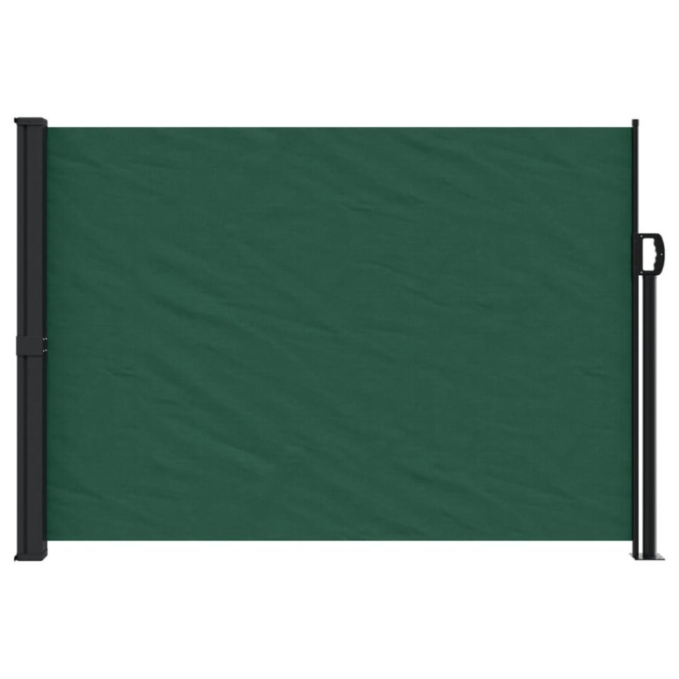 Copertina laterală retractabilă, verde închis, 140x500 cm - 2 | YEO
