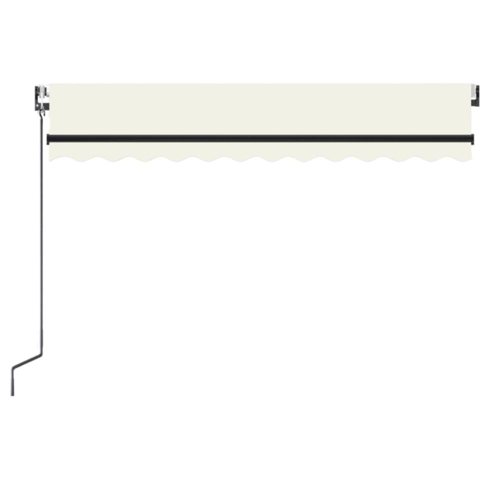 Copertină retractabilă automat, crem, 350x250 cm - 3 | YEO