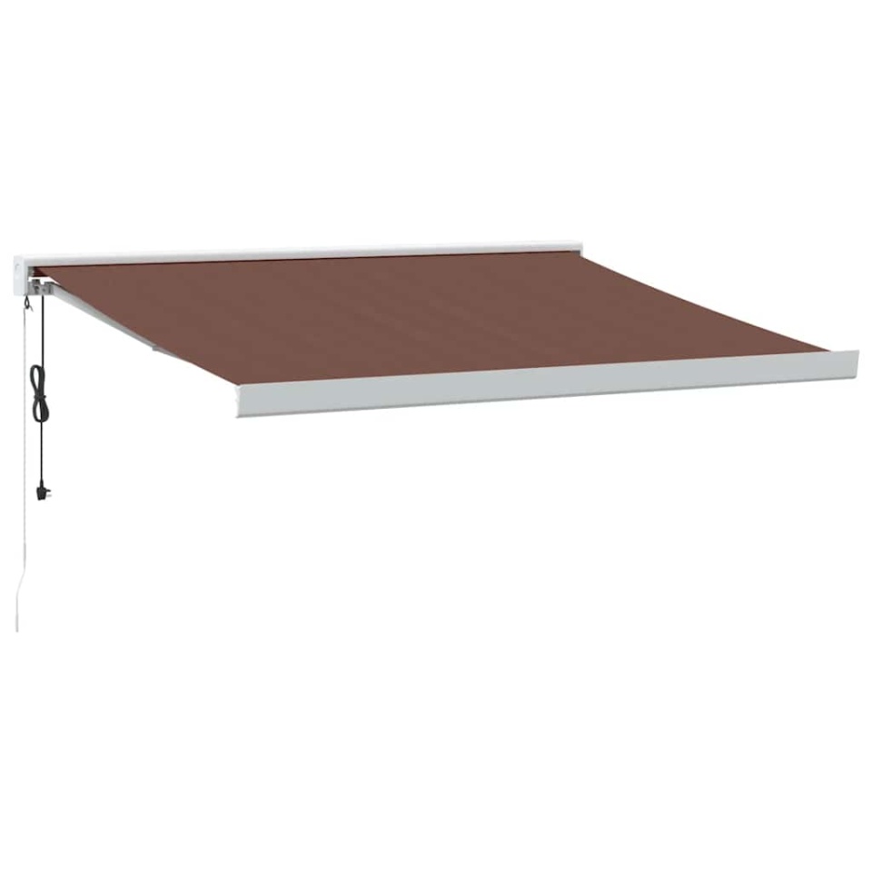 Copertina retractabilă automat, maro, 350x250 cm - 1 | YEO