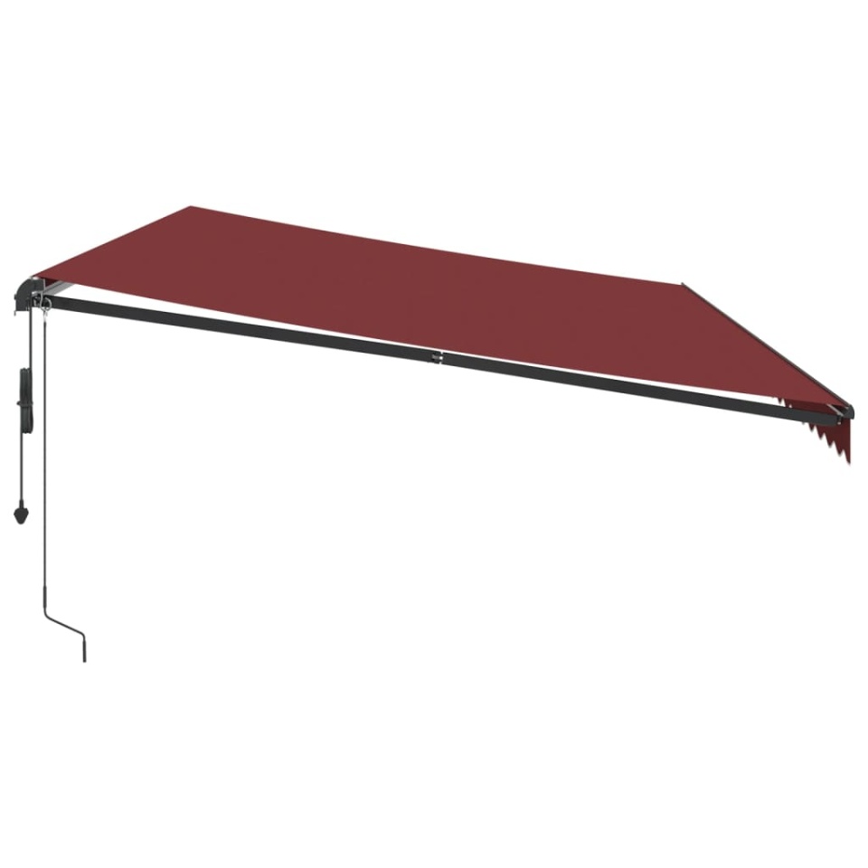 Copertina retractabilă automat, vișiniu, 600x300 cm - 3 | YEO